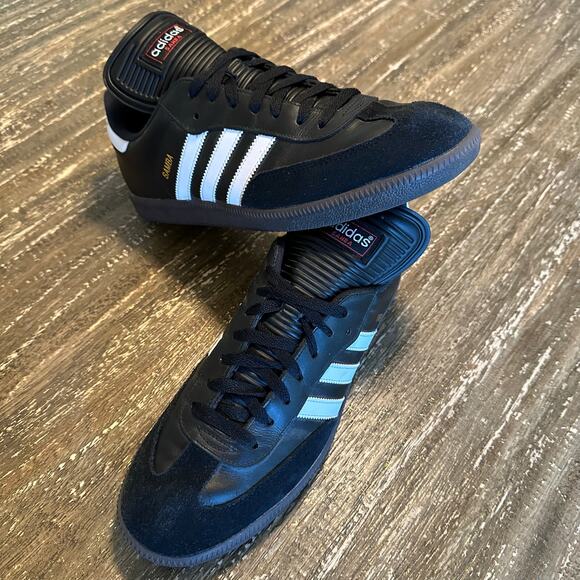 Adidas Samba Classic OG Lifestyle Shoe Sneaker Leather Suede Black Men’s Size 11